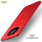 For Huawei Mate 40 MOFI Frosted PC Ultra-thin Hard Case(Red)