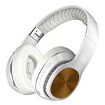 VJ320 Bluetooth 5.0 Head-mounted Foldable Wireless Headphones Support TF Card with Mic(White)