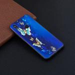 Embossment Patterned TPU Soft Case for Huawei Honor 10 Lite / P Smart 2019 (Golden Butterfly)