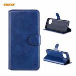 For Motorola Moto G 5G ENKAY Hat-Prince ENK-PUC036 Horizontal Flip PU Leather Case with Holder & Card Slots & Wallet(Dark Blue)