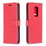 For Motorola MOTO G9 Play Crazy Horse Texture Horizontal Flip Leather Case with Holder & Card Slots & Wallet & Photo Frame(Red)