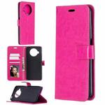 For Xiaomi Mi 10T Lite Crazy Horse Texture Horizontal Flip Leather Case with Holder & Card Slots & Wallet & Photo Frame(Rose Red)