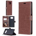 For Xiaomi Poco X3 NFC Crazy Horse Texture Horizontal Flip Leather Case with Holder & Card Slots & Wallet & Photo Frame(Brown)
