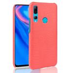 Shockproof Crocodile Texture PC + PU Case For Huawei Y9 prime 2019(Red)