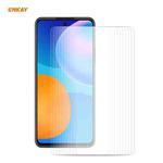 For Huawei P Smart 2021 10 PCS ENKAY Hat-Prince 0.26mm 9H 2.5D Curved Edge Tempered Glass Film