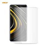 For Xiaomi Poco M3 10 PCS ENKAY Hat-Prince 0.26mm 9H 2.5D Curved Edge Tempered Glass Film