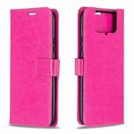 For Asus Zenfone 7 ZS670KS Crazy Horse Texture Horizontal Flip Leather Case with Holder & Card Slots & Wallet & Photo Frame(Rose pink)