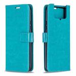 For Asus Zenfone 7 ZS670KS Crazy Horse Texture Horizontal Flip Leather Case with Holder & Card Slots & Wallet & Photo Frame(Blue)