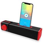 New Rixing NR4023 TWS Wireless Stereo Bluetooth Speaker, Support TF Card & MP3 & FM & Hands-free Call & 3.5mm AUX(Red)