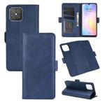 For Huawei nova 8 SE Dual-side Magnetic Buckle Horizontal Flip Leather Case with Holder & Card Slots & Wallet(Dark Blue)