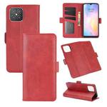 For Huawei nova 8 SE Dual-side Magnetic Buckle Horizontal Flip Leather Case with Holder & Card Slots & Wallet(Red)