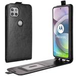 For Motorola Moto G 5G R64 Texture Single Vertical Flip Leather Protective Case with Card Slots & Photo Frame(Black)