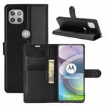 For Motorola Moto G 5G Litchi Texture Horizontal Flip Protective Case with Holder & Card Slots & Wallet(Black)