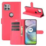 For Motorola Moto G 5G Litchi Texture Horizontal Flip Protective Case with Holder & Card Slots & Wallet(Red)