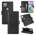For Motorola Moto G 5G Dual-side Magnetic Buckle Horizontal Flip Leather Case with Holder & Card Slots & Wallet(Black)