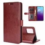 For VIVO V20 R64 Texture Single Horizontal Flip Protective Case with Holder & Card Slots & Wallet& Photo Frame(Brown)