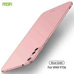 For vivo Y73s MOFI Frosted PC Ultra-thin Hard Case (Rose gold)