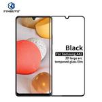 For Samsung Galaxy A42 PINWUYO 9H 3D Curved Full Screen Explosion-proof Tempered Glass Film(Black)