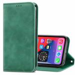 For iPhone 12 mini Retro Skin Feel Business Magnetic Horizontal Flip Leather Case with Holder & Card Slots & Wallet & Photo Frame (Green)