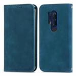 Retro Skin Feel Business Magnetic Horizontal Flip Leather Case With Holder & Card Slots & Wallet & Photo Frame For OnePlus 8 Pro(Blue)