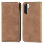 Retro Skin Feel Business Magnetic Horizontal Flip Leather Case With Holder & Card Slots & Wallet & Photo Frame For OPPO  F15(Brown)