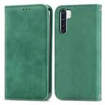 Retro Skin Feel Business Magnetic Horizontal Flip Leather Case With Holder & Card Slots & Wallet & Photo Frame For OPPO  F15(Green)