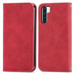 Retro Skin Feel Business Magnetic Horizontal Flip Leather Case With Holder & Card Slots & Wallet & Photo Frame For OPPO  F15(Red)