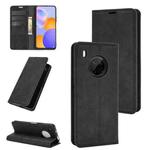 For Huawei Y9A / Enjoy 20 Plus 5G Retro-skin Business Magnetic Suction Leather Case with Holder & Card Slots & Wallet(Black)