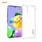 For LG K52 / Q52 / K62 / K62+ Hat-Prince ENKAY Clear TPU Shockproof Case Soft Anti-slip Cover