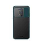 For OnePlus 8 Pro MOFI Xing Dun Series Translucent Frosted PC + TPU Privacy Anti-glare Shockproof All-inclusive Protective Case(Green)