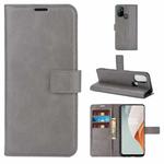 Retro Calf Pattern Buckle Horizontal Flip Leather Case with Holder & Card Slots & Wallet For OnePlus Nord N100(Gray)