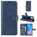 Retro Calf Pattern Buckle Horizontal Flip Leather Case with Holder & Card Slots & Wallet For OPPO A72 5G / A73 5G(Blue)