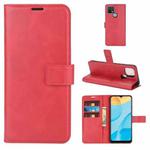 Retro Calf Pattern Buckle Horizontal Flip Leather Case with Holder & Card Slots & Wallet For OPPO A15(Red)