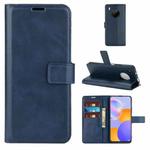 For Huawei Y9A / Enjoy 20 Plus Retro Calf Pattern Buckle Horizontal Flip Leather Case with Holder & Card Slots & Wallet(Blue)