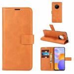 For Huawei Y9A / Enjoy 20 Plus Retro Calf Pattern Buckle Horizontal Flip Leather Case with Holder & Card Slots & Wallet(Yellow)
