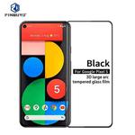 For Google Pixel 5 PINWUYO 9H 3D Curved Full Screen Explosion-proof Tempered Glass Film(Black)