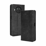 For Xiaomi Mi 10T Lite 5G / Redmi Note 9 Pro 5G Magnetic Buckle Retro Crazy Horse Texture Horizontal Flip Leather Case  , with Holder & Card Slots & Photo Frame(Black)
