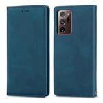 For Samsung Galaxy Note20 Ultra Retro Skin Feel Business Magnetic Horizontal Flip Leather Case with Holder & Card Slots & Wallet & Photo Frame(Blue)