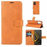 Retro Calf Pattern Buckle Horizontal Flip Leather Case with Holder & Card Slots & Wallet For Xiaomi POCO M3(Yellow)