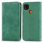 For Xiaomi Redmi 9C Retro Skin Feel Business Magnetic Horizontal Flip Leather Case With Holder & Card Slots & Wallet & Photo Frame(Green)