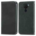 For Xiaomi Redmi 10X 4G / Redmi Note 9 Retro Skin Feel Business Magnetic Horizontal Flip Leather Case with Holder & Card Slots & Wallet & Photo Frame(Black)