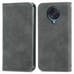 For Xiaomi Redmi K30 Pro / K30 Ultra Retro Skin Feel Business Magnetic Horizontal Flip Leather Case With Holder & Card Slots & Wallet & Photo Frame(Gray)