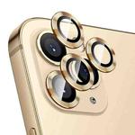 For iPhone 12 Pro ENKAY Hat-Prince Aluminium Alloy + Tempered Glass Camera Lens Cover Full Coverage Protector(Gold)