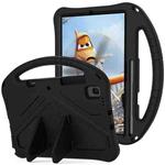 For Galaxy Tab A7 10.4 (2020) T500 EVA Flat Anti Falling Protective Case Shell with Holder(Black)