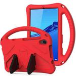 For Huawei MediaPad M5 Lite 8 EVA Flat Anti Falling Protective Case Shell with Holder(Red)
