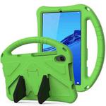 For Huawei MediaPad M5 Lite 8 EVA Flat Anti Falling Protective Case Shell with Holder(Green)