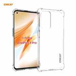For OnePlus 9 Pro Hat-Prince ENKAY Clear TPU Shockproof Case Soft Anti-slip Cover