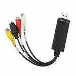 Portable USB 2.0 Video + Audio RCA Female to Female Connector for TV / DVD / VHS Support Vista 64 / win 7 / win 8 / win 10 / Mac OS