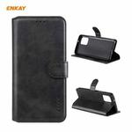 For Samsung Galaxy A42 5G ENKAY Hat-Prince Horizontal Flip PU Leather Case with Holder & Card Slots & Wallet(Black)