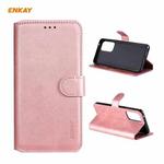 For Samsung Galaxy A52 5G / 4G ENKAY Hat-Prince Horizontal Flip PU Leather Case with Holder & Card Slots & Wallet(Pink)